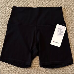 lululemon athletica Women's High-Waisted Black Shorts